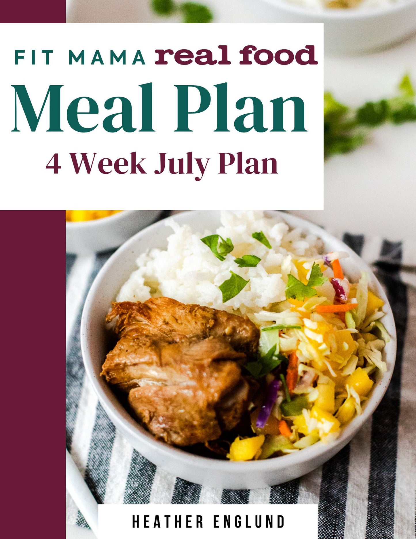 July Meal Plan - Full Month