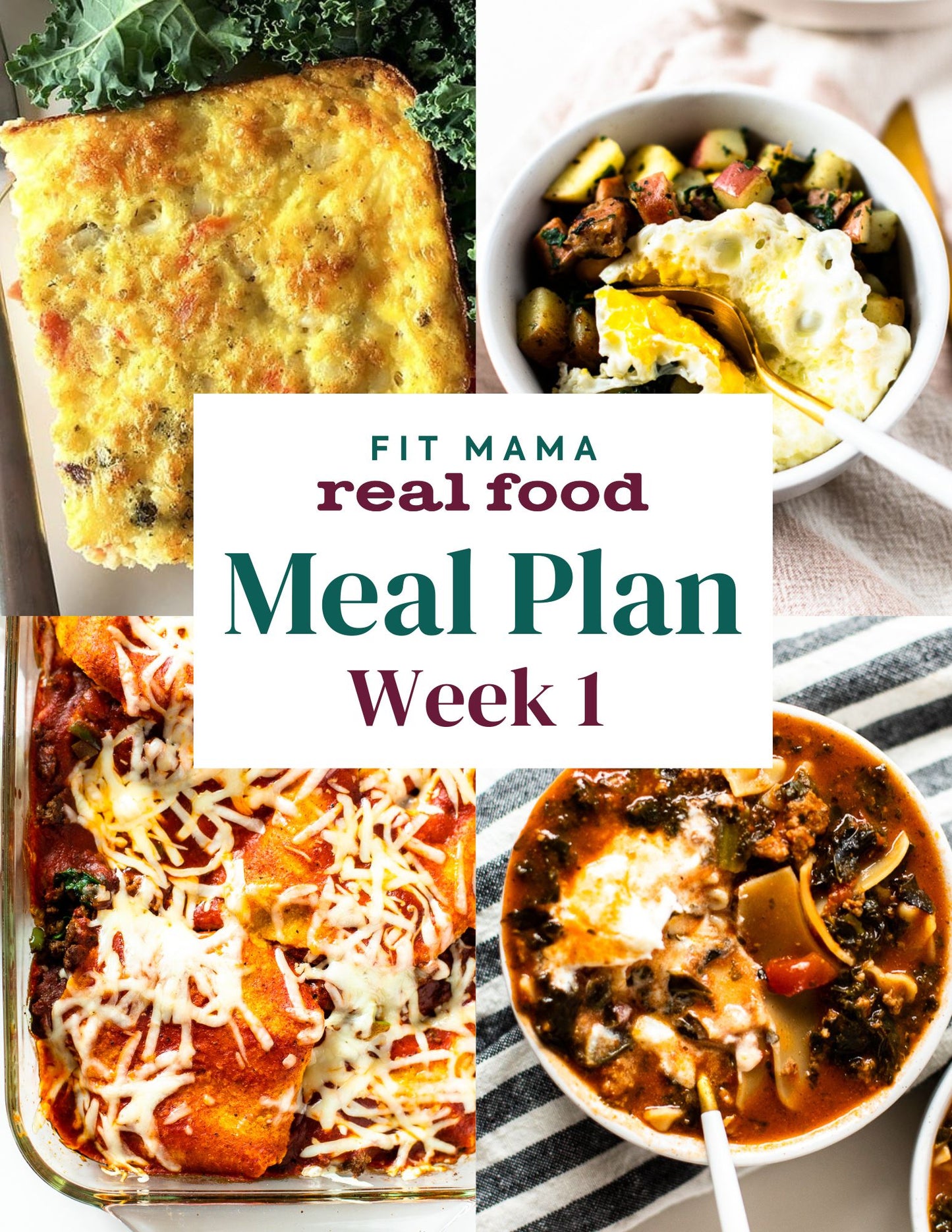 January Single Week Meal Plan - Week 1