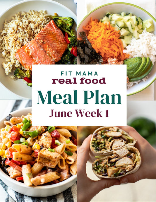 June Single Week Meal Plan - Week 1