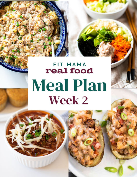 January Single Week Meal Plan - Week 2