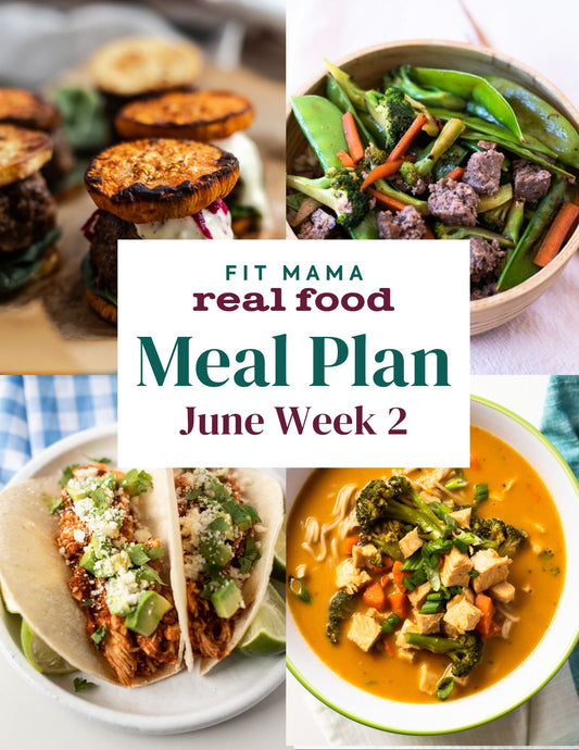 June Single Week Meal Plan - Week 2