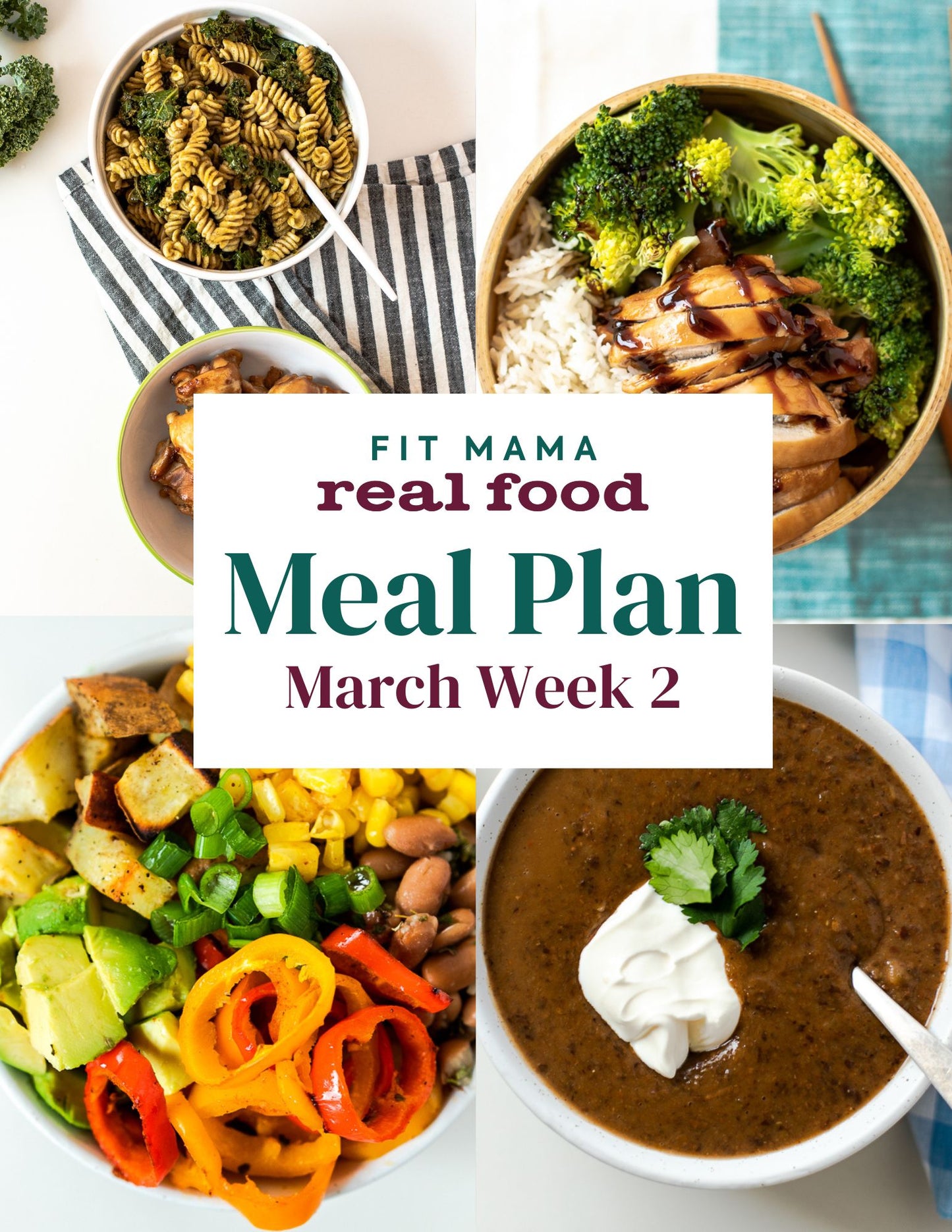 March Single Week Meal Plan - Week 2
