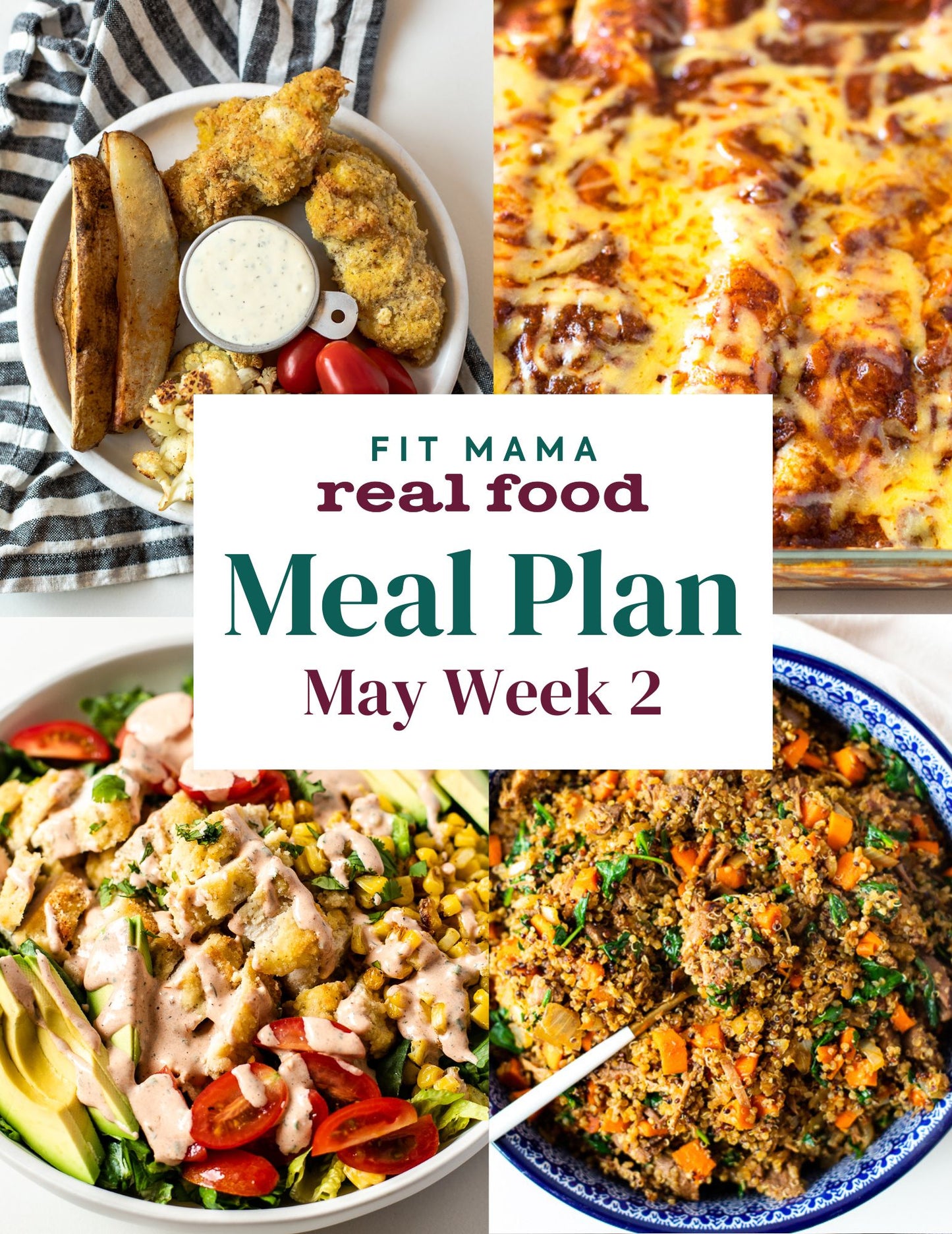May Single Week Meal Plan - Week 2