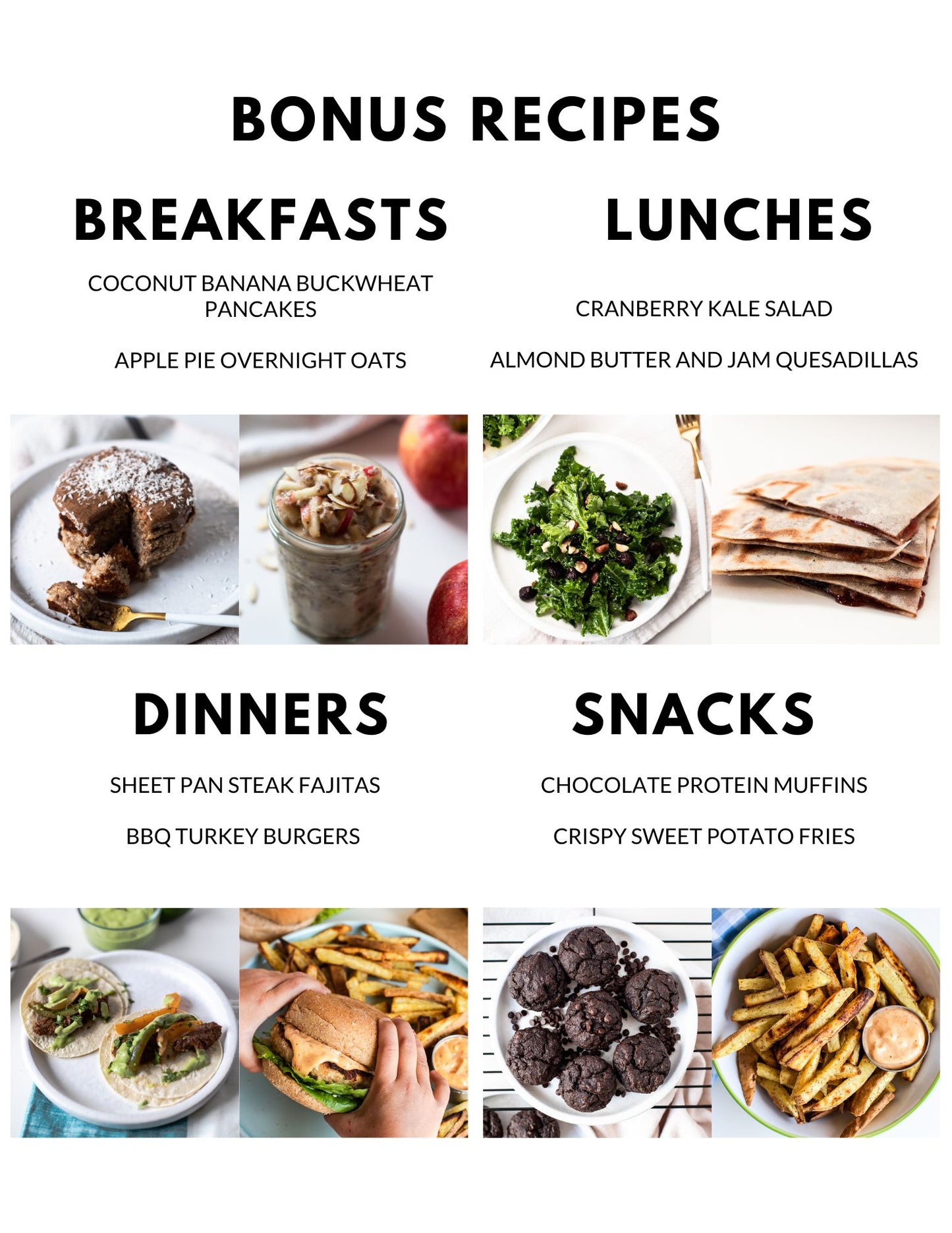 December Meal Plan - Full Month