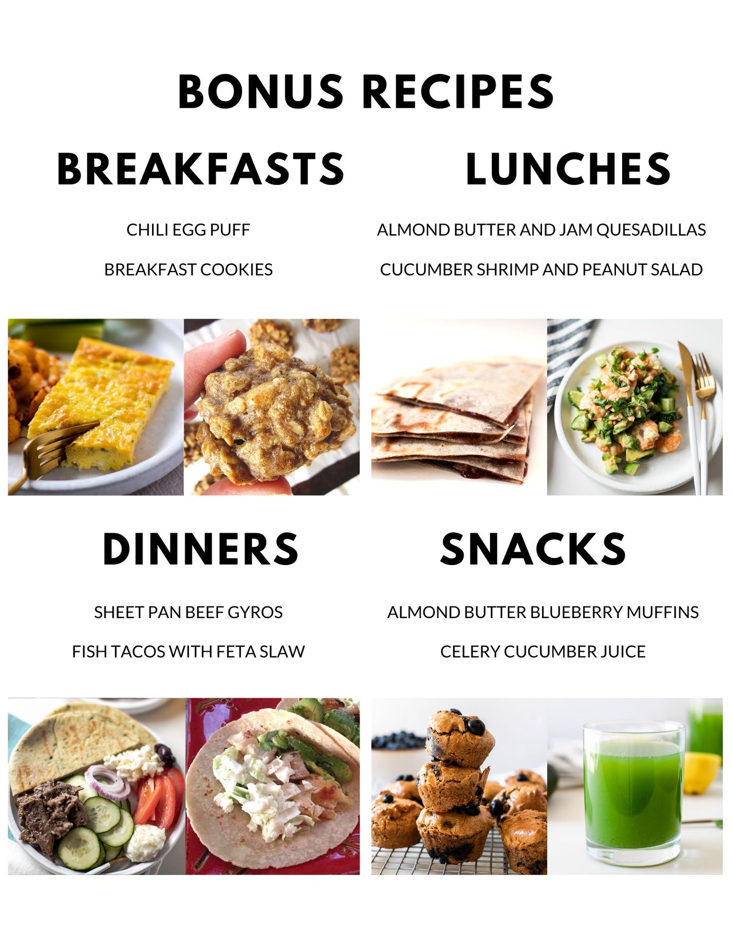 May Meal Plan - Full Month