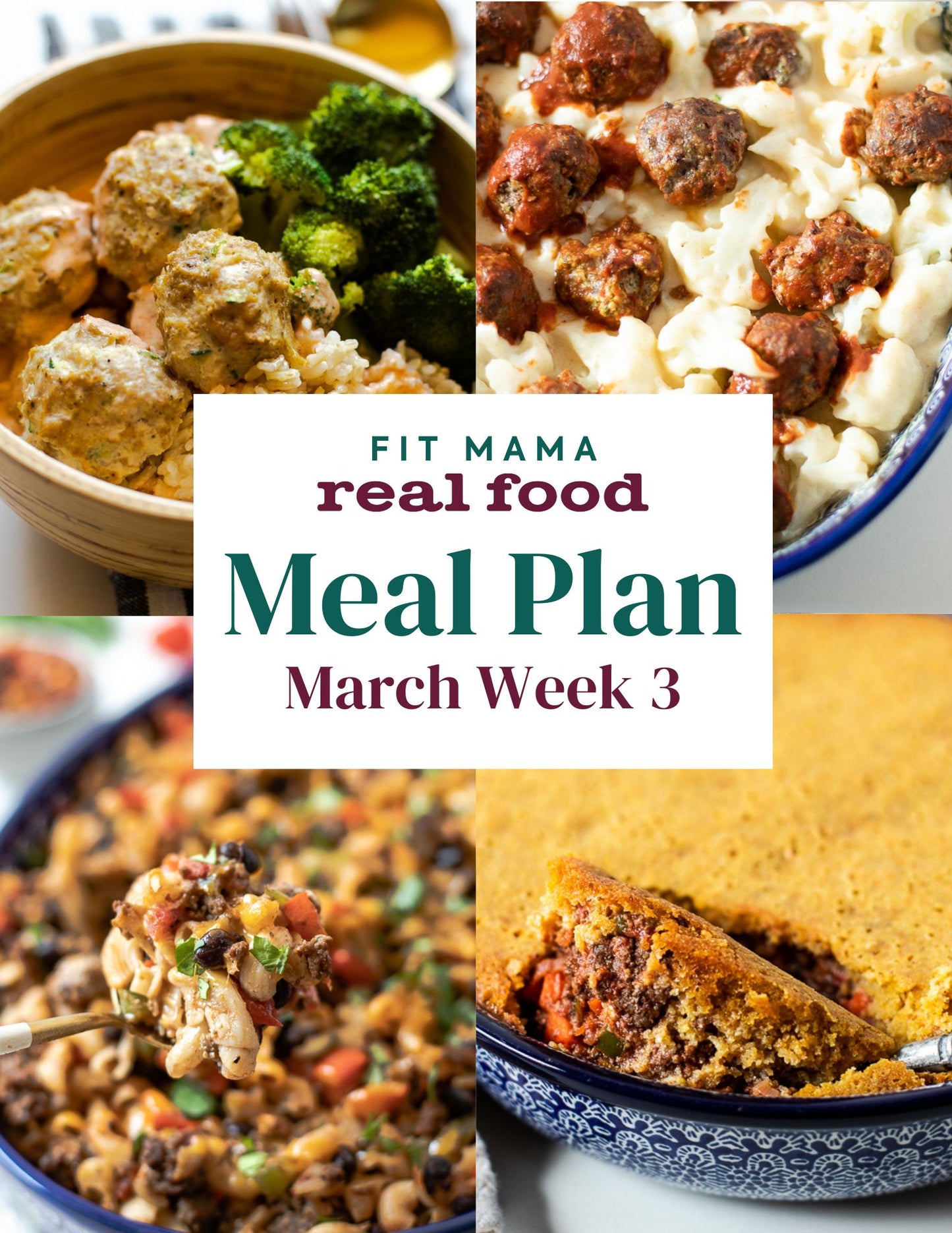 March Single Week Meal Plan - Week 3