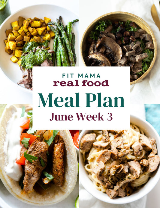 June Single Week Meal Plan - Week 3