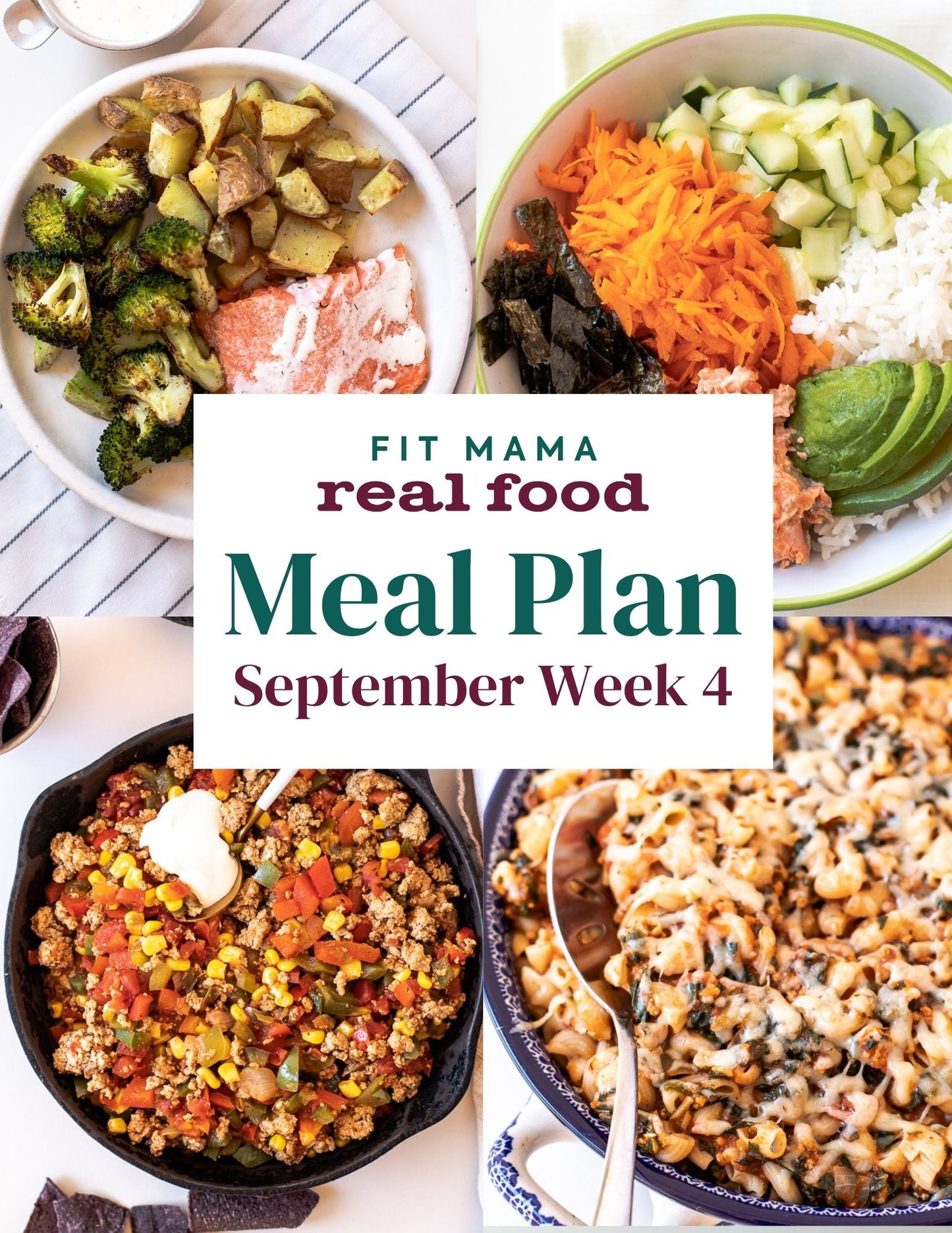 September Single Week Meal Plan - Week 4