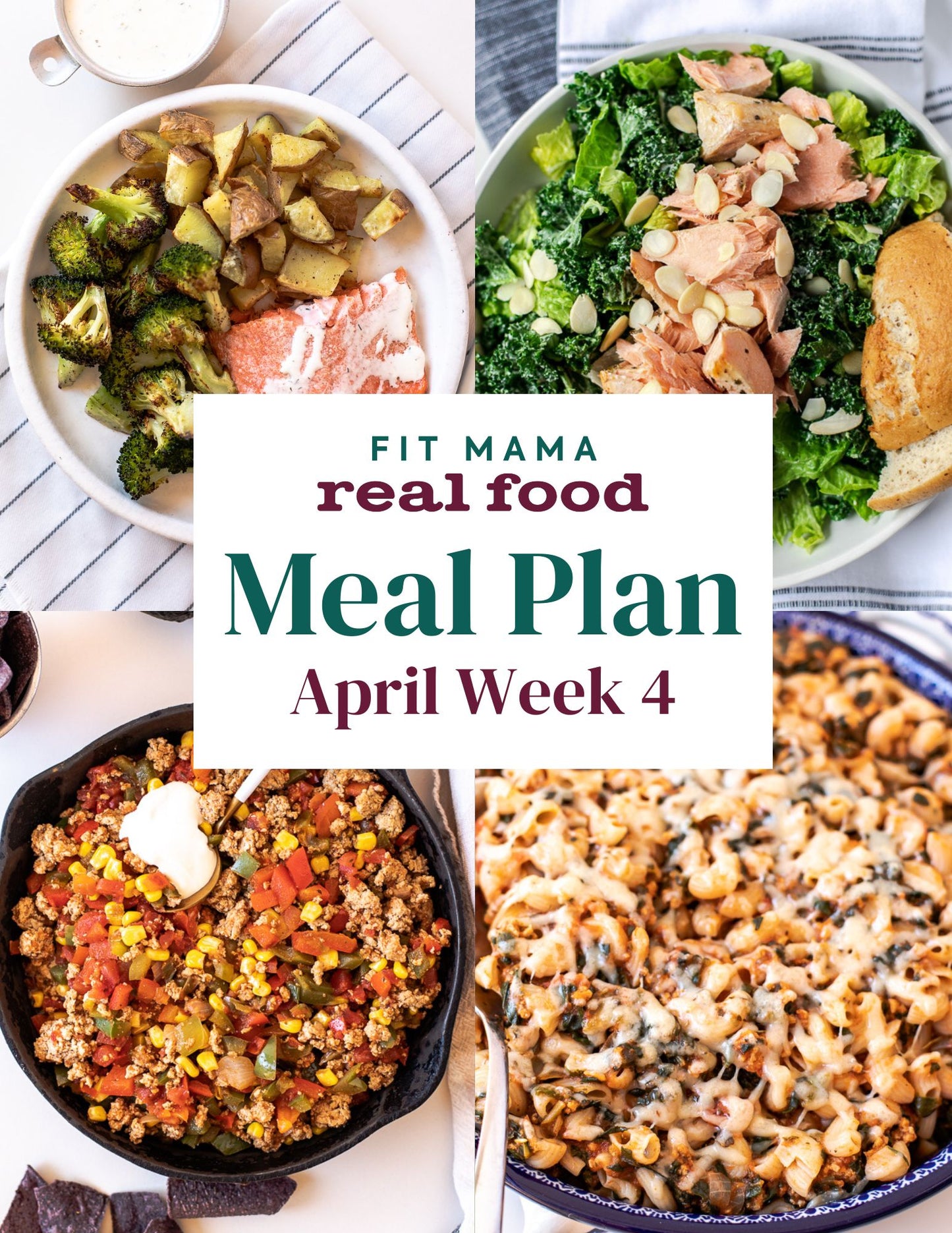 April Single Week Meal Plan - Week 4