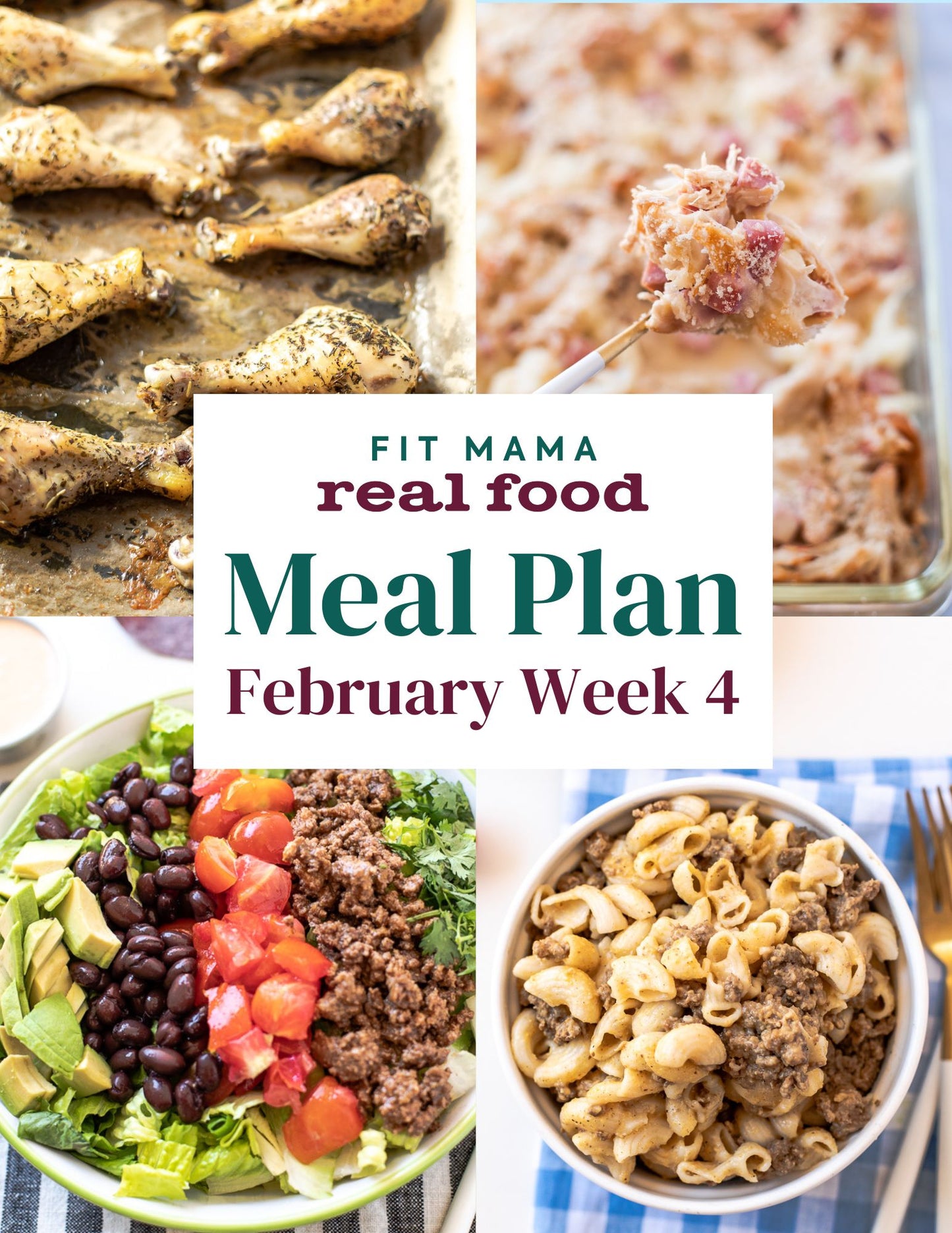 February Single Week Meal Plan - Week 4