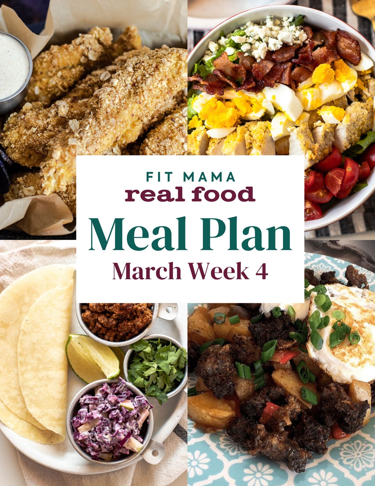 March Single Week Meal Plan - Week 4