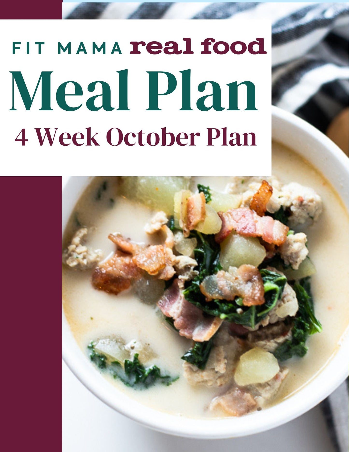 October Meal Plan - Full Month