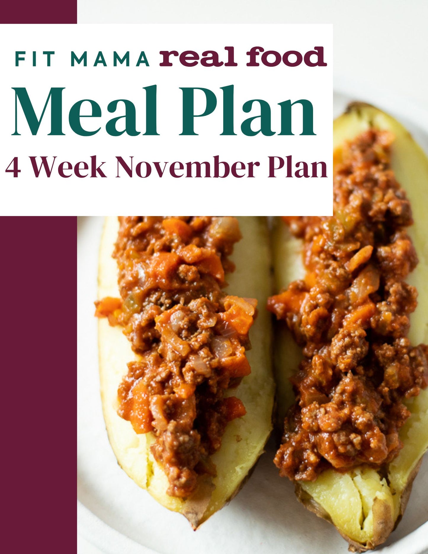 November Meal Plan - Full Month
